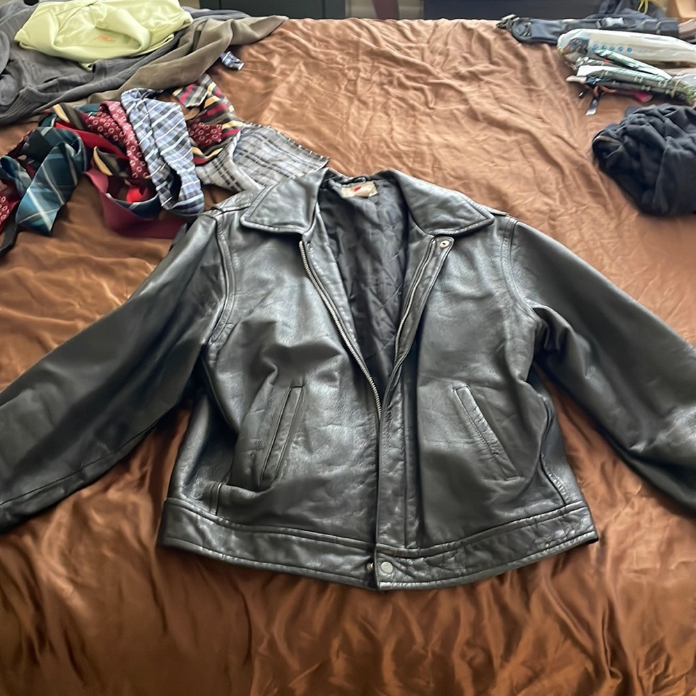 Vintage leather jacket